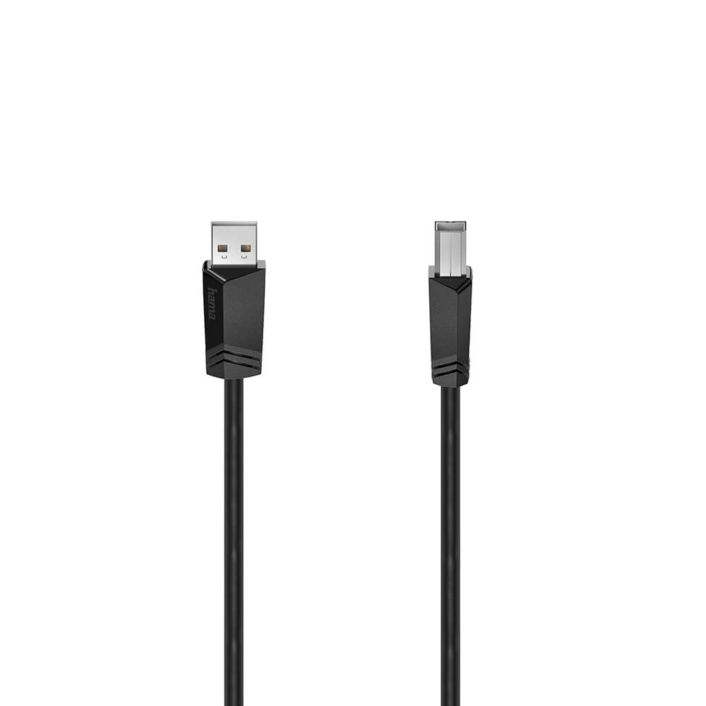 hama-hama-cable-usb-2-0-480-mbit-s 3m Black