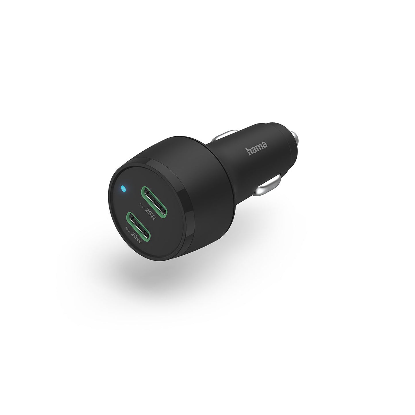 HAMA Car Charger12-24V 2xUSB-C