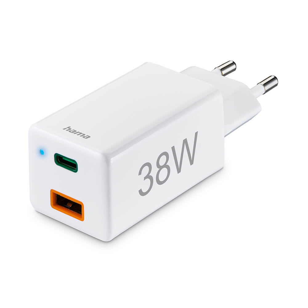 HAMA Mini-charger USB-C + USB-A