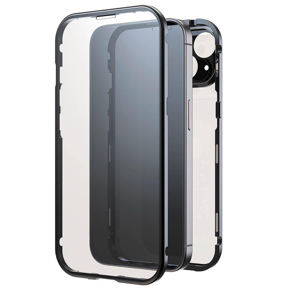 black-rock-black-rock-360-glass-cover iPhone 15 Transp/Black