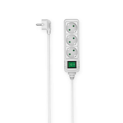 hama-hama-power-strip-3-way-switch White 3.0m