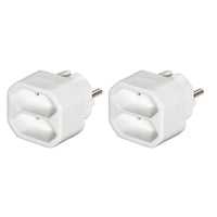 HAMA HAMA Socket 2-way Adapter