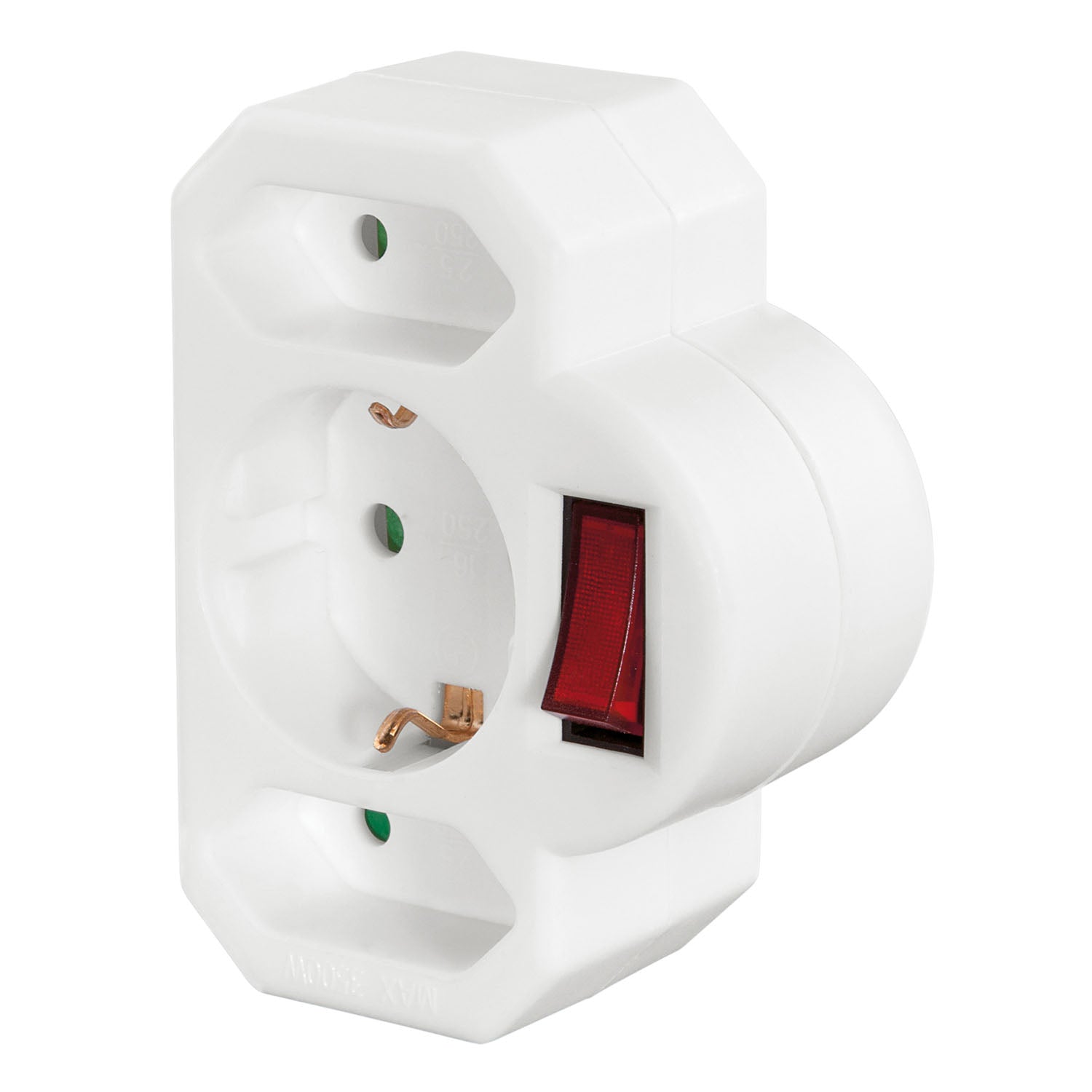 HAMA HAMA Socket Adapter 3-way