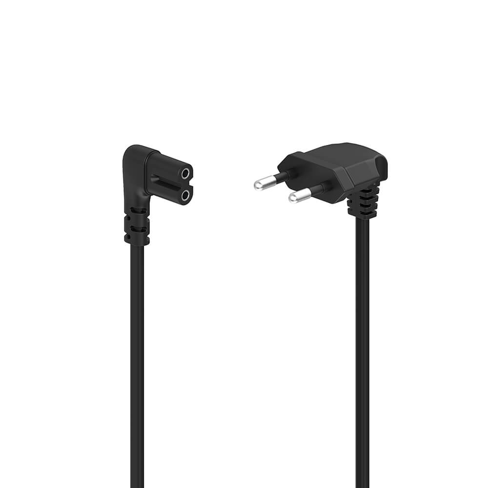 hama-hama-power-cable-angled Euro Plug Black 5.0m