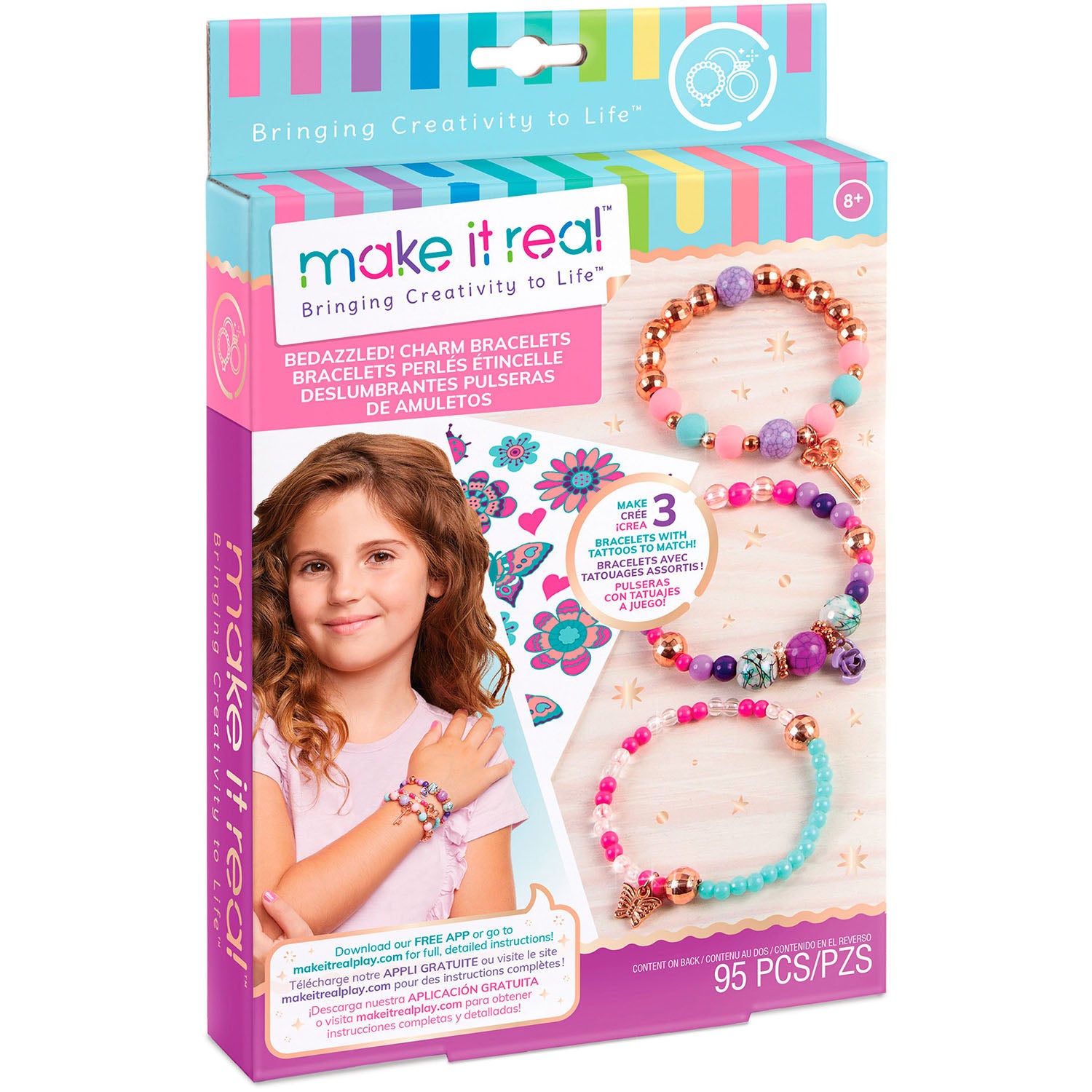 MAKE IT REAL MIR Bedazzled! Charm Bracelets