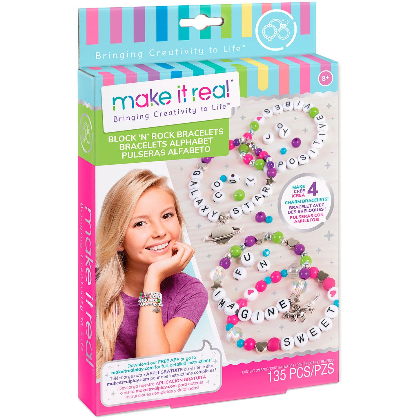 MAKE IT REAL MIR Block and Rock Charm