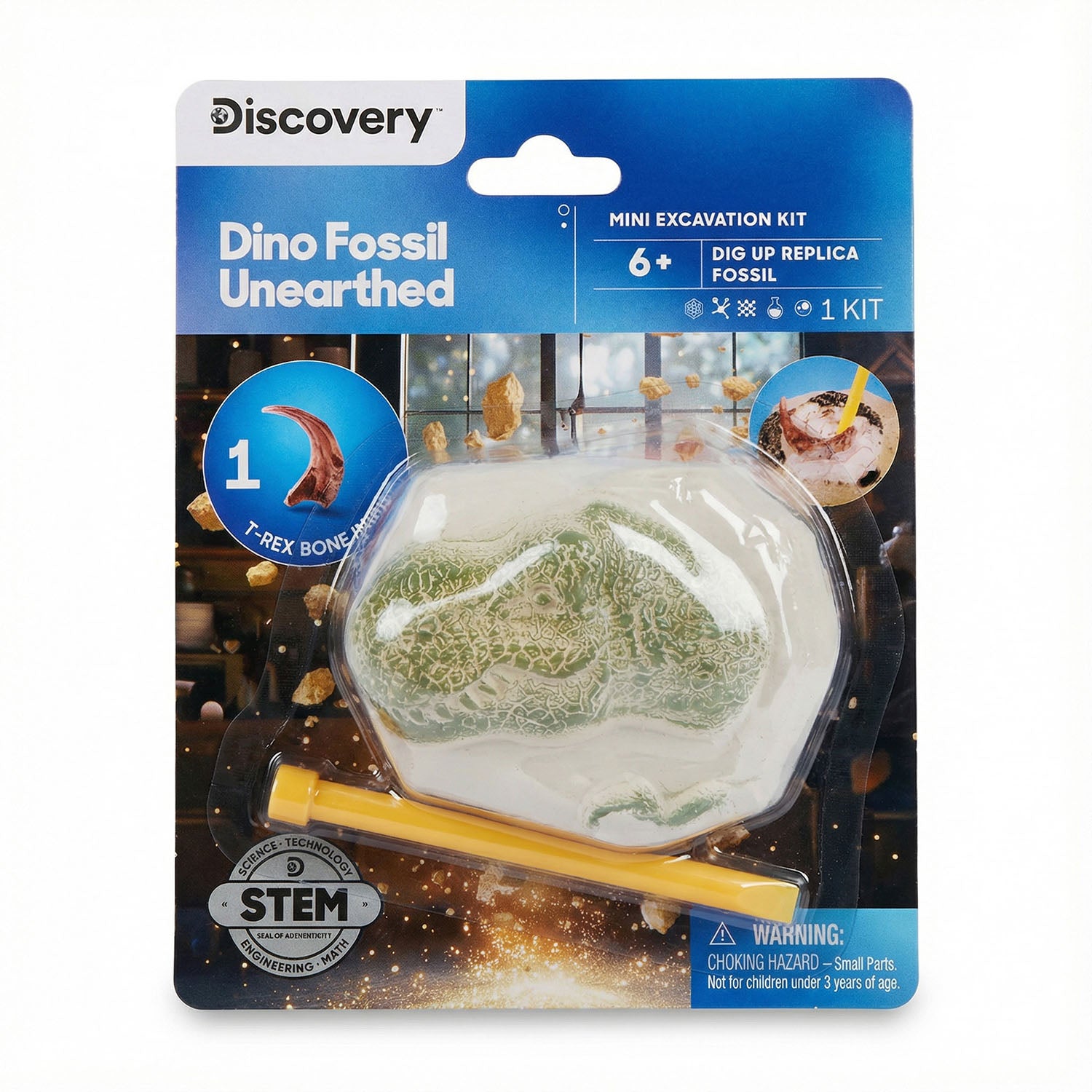 discovery-discovery-toy-excavation-kit Dino Fossils 1pc Mini Kit