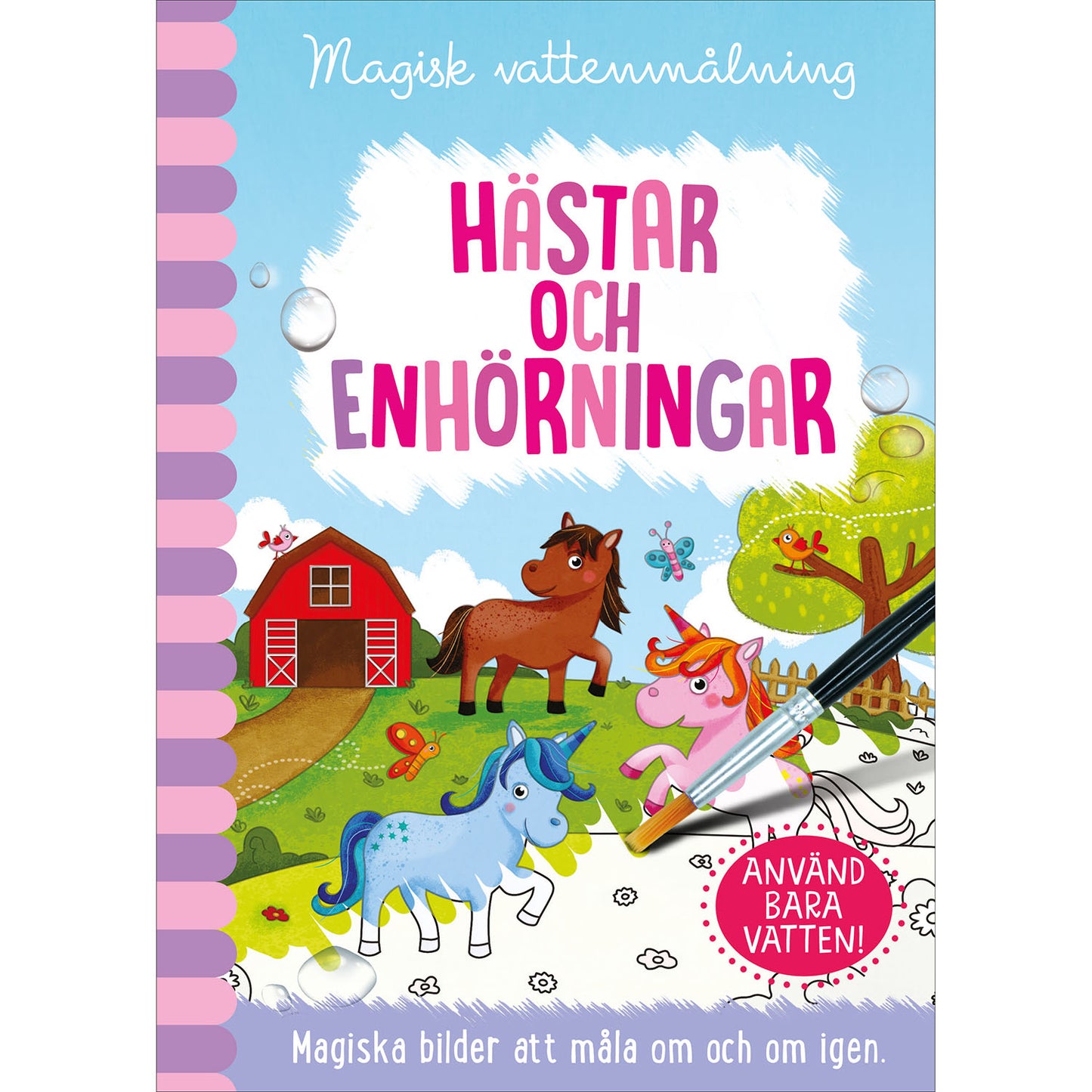BARTHELSON FÖRLAG Magisk vattenmålning: Hästar