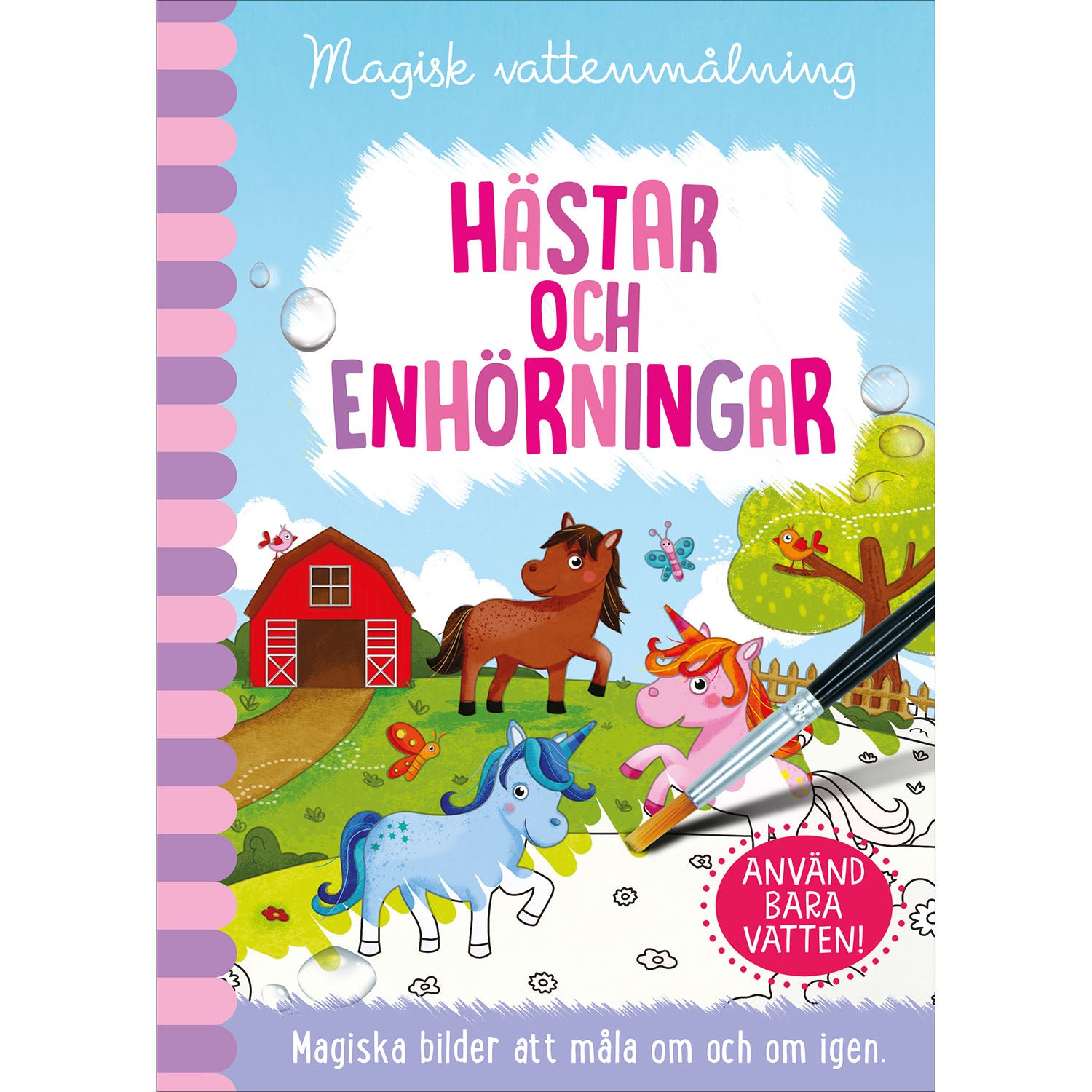 BARTHELSON FÖRLAG Magisk vattenmålning: Hästar
