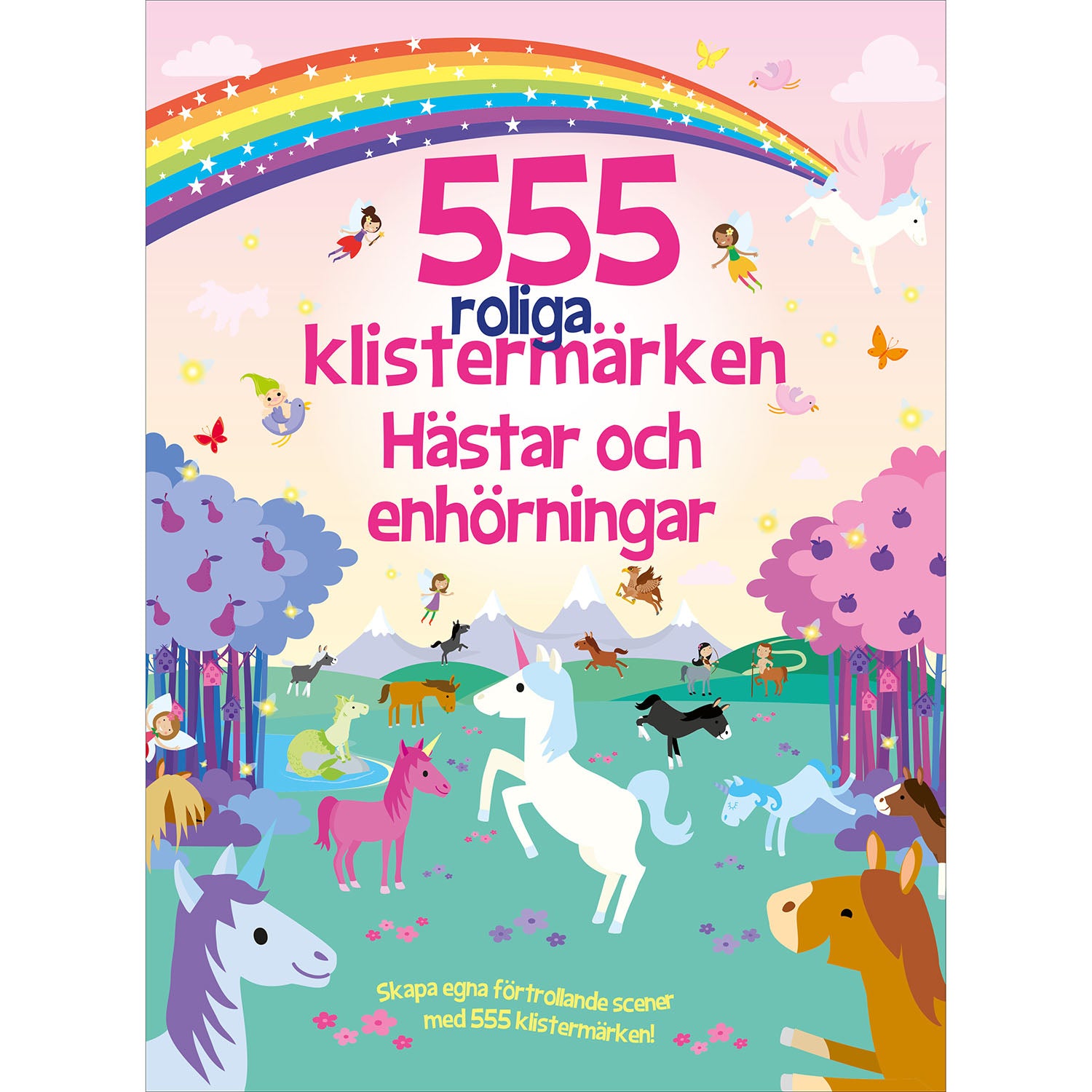 lind-co-555-roliga-klistermarken hästar och enhörningar