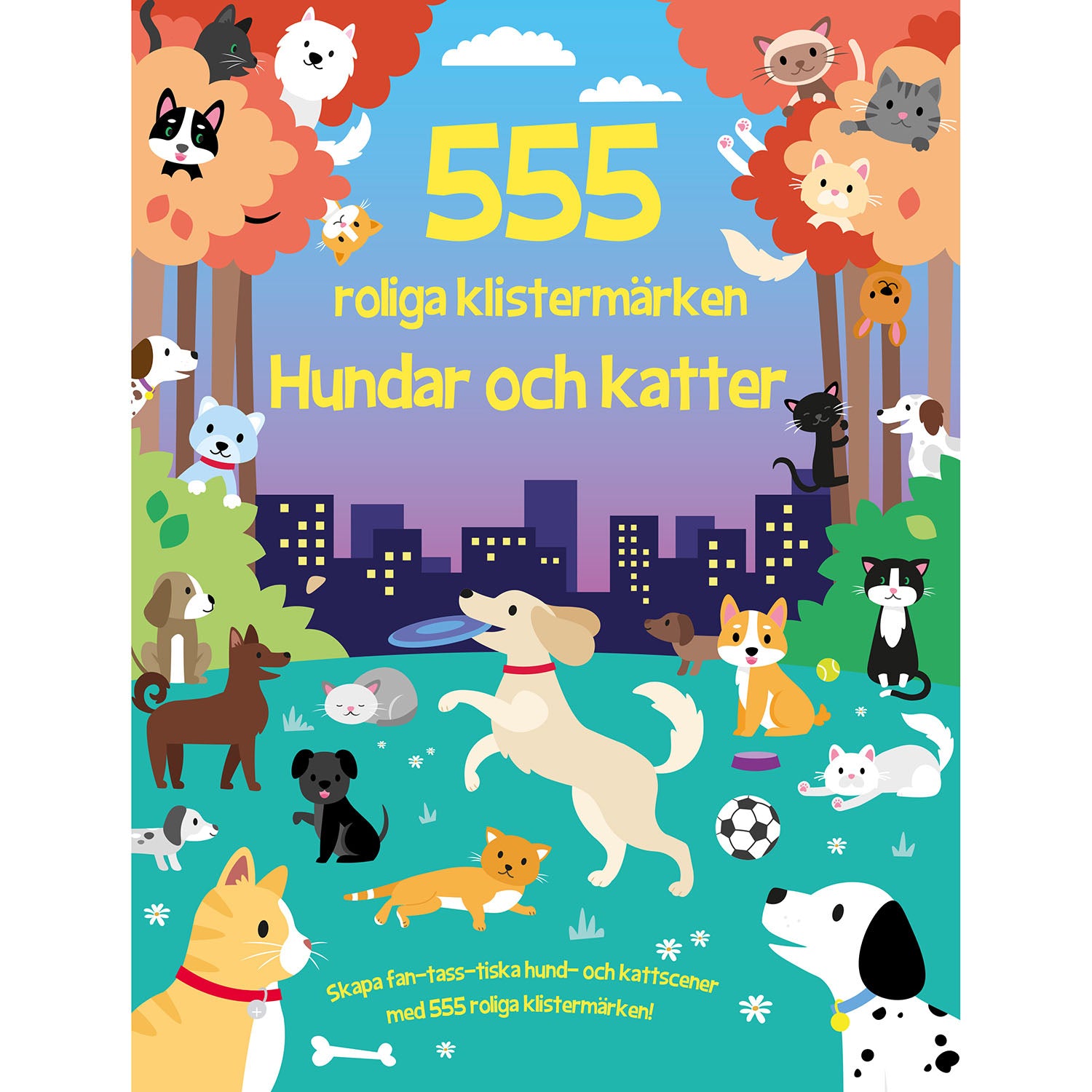 lind-co-555-roliga-klistermarken Hundar och katter