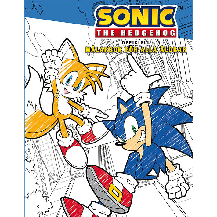 Sonic the Hedgehog: Målarbok