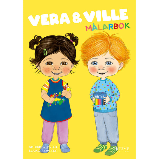 TRIUMF FÖRLAG Vera och Ville : målarbok