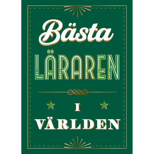 TUKAN FÖRLAG Bästa läraren i världen
