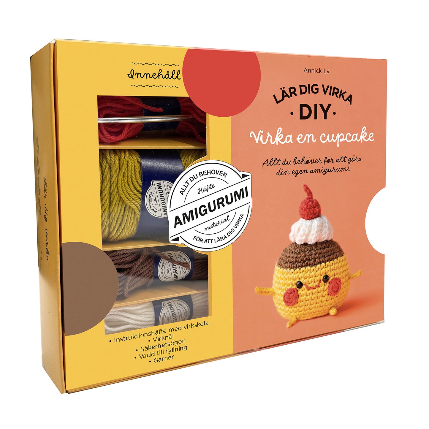 TUKAN FÖRLAG Amigurumi: virka en cupcake