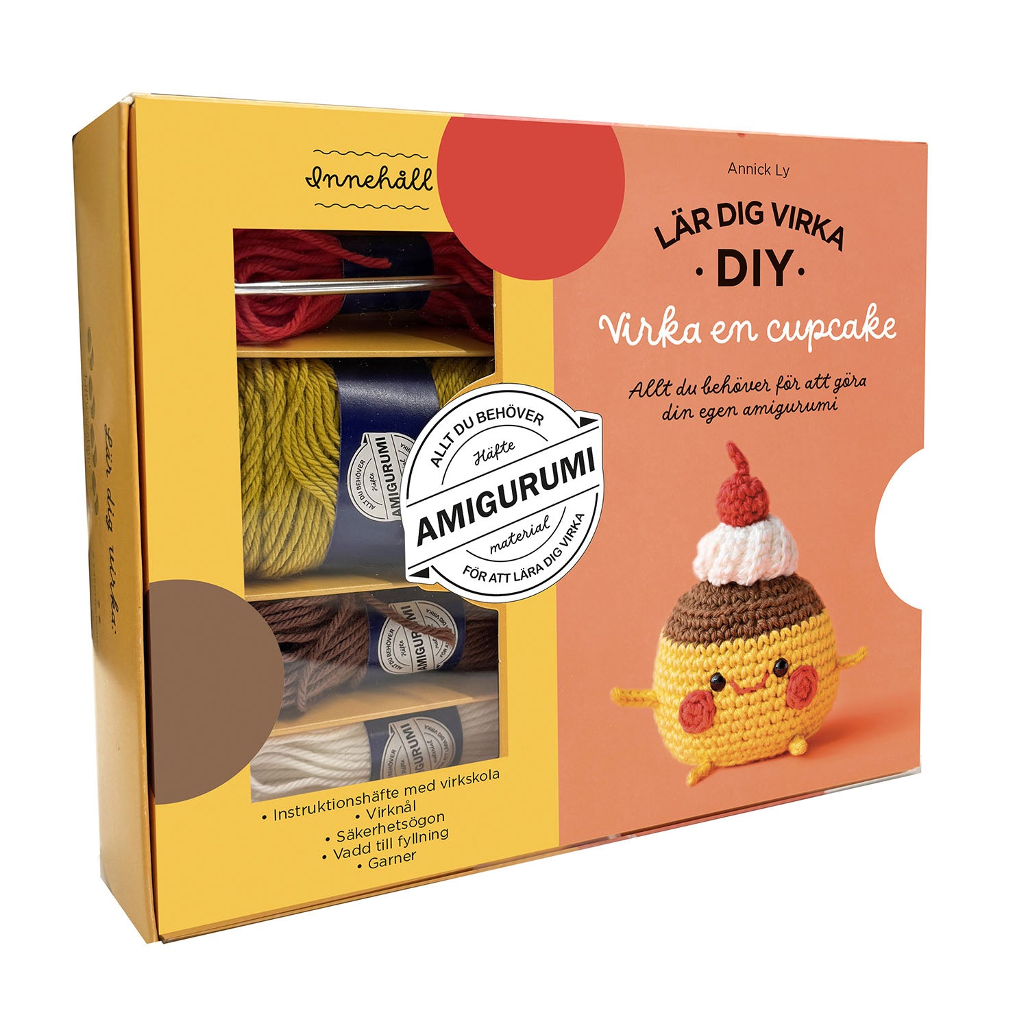 TUKAN FÖRLAG Amigurumi: virka en cupcake