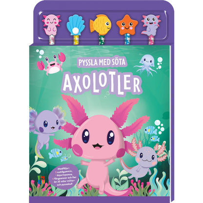 TUKAN FÖRLAG Pyssla med söta axolotler