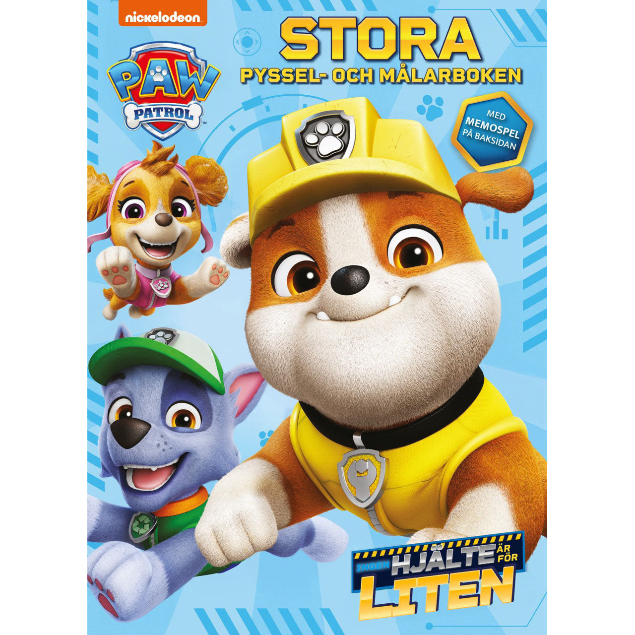 paw-patrol-paw-patrol-stora-pyssel och målarboken: Ingen hjälte ä
