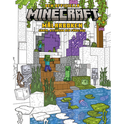 minecraft-minecraft-den-officiella målarboken - skapa, utforska o