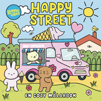 TUKAN FÖRLAG Målarbok : Cozy Happy Street