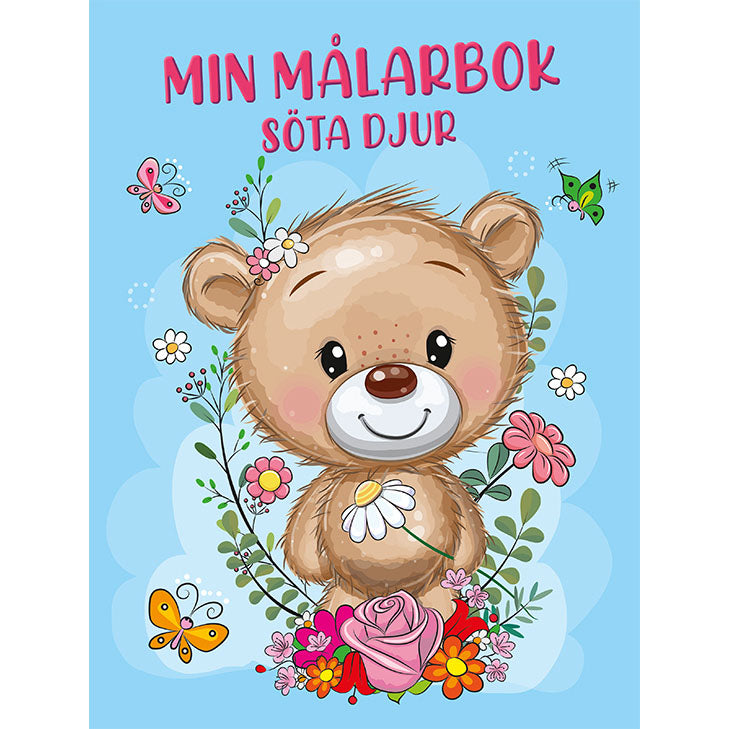 TUKAN FÖRLAG Min målarbok söta djur