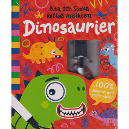 barthelson-forlag-rita-och-sudda-roliga ansikten : Dinosaurier