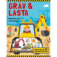 TUKAN FÖRLAG Gräv och lasta: målarbok med