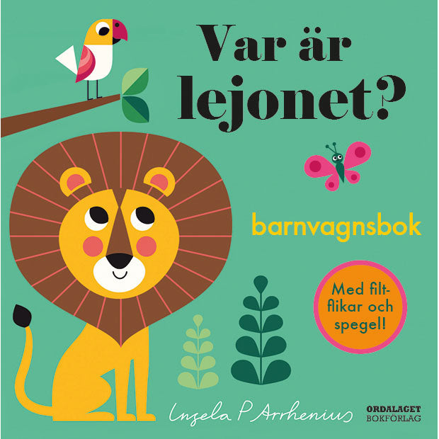 ORDALAGET BOKFÖRLAG Var är lejonet (barnvagnsbok)