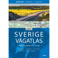 BOOKS Sverige vägatlas 2025