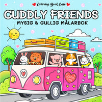 LEGIND Målarbok : Cozy Cuddly Friends