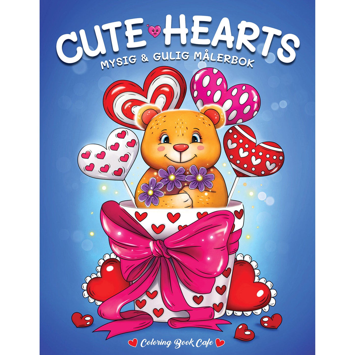 LEGIND Målarbok : Cozy Cute Hearts
