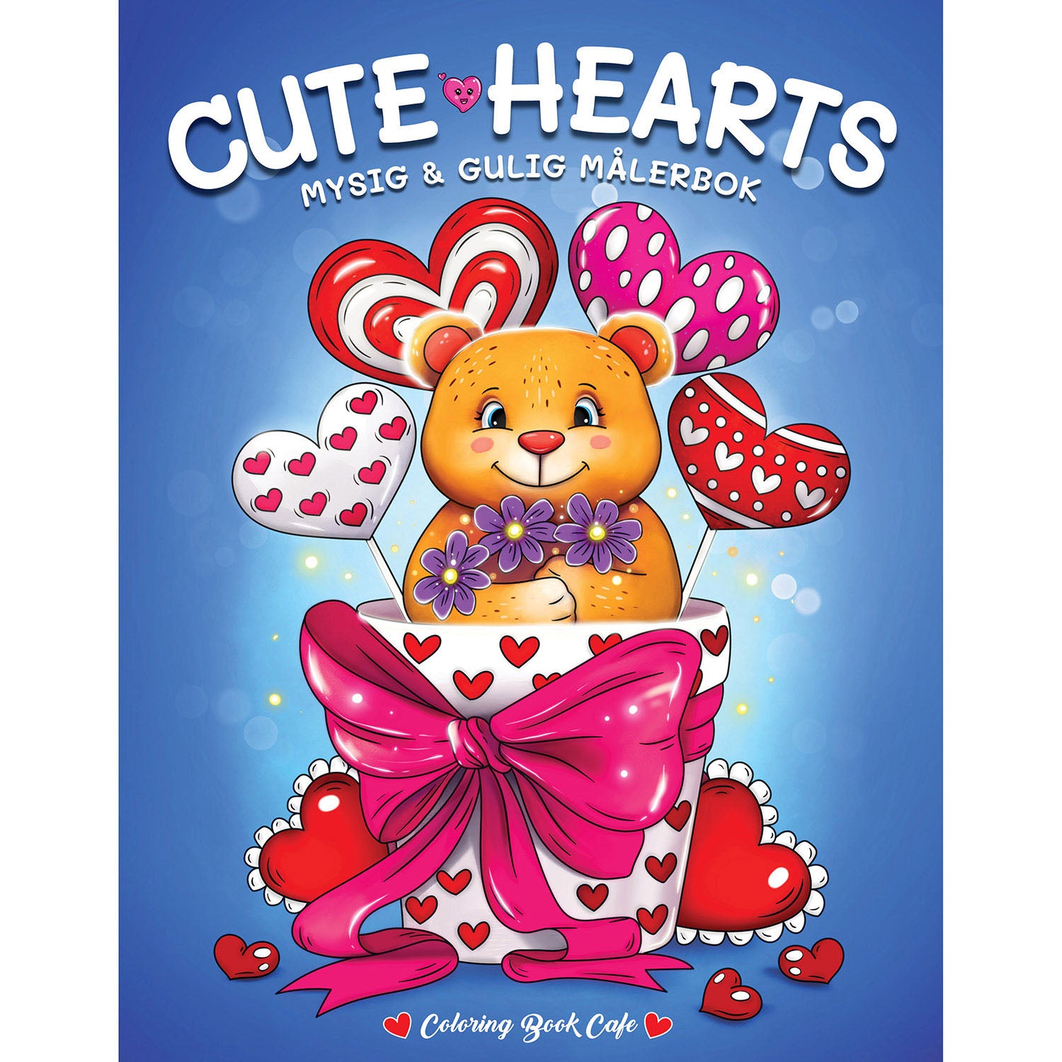 LEGIND Målarbok : Cozy Cute Hearts