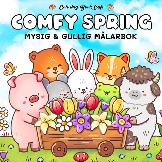 LEGIND Målarbok : Cozy Comfy Spring
