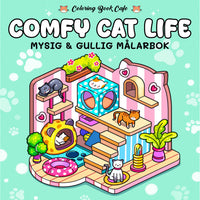 LEGIND Målarbok : Cozy Comfy Cat Life