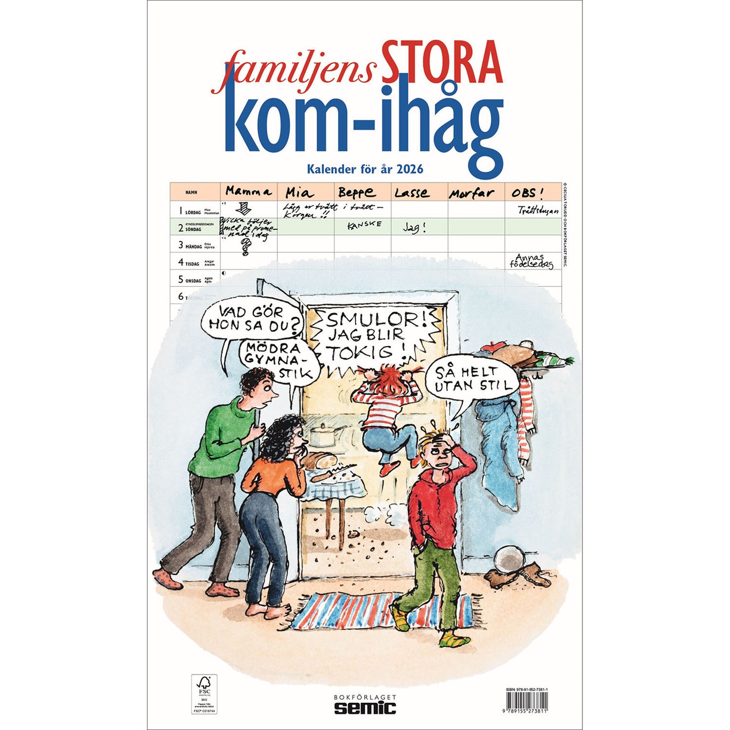 BOKFÖRLAGET SEMIC Familjens STORA