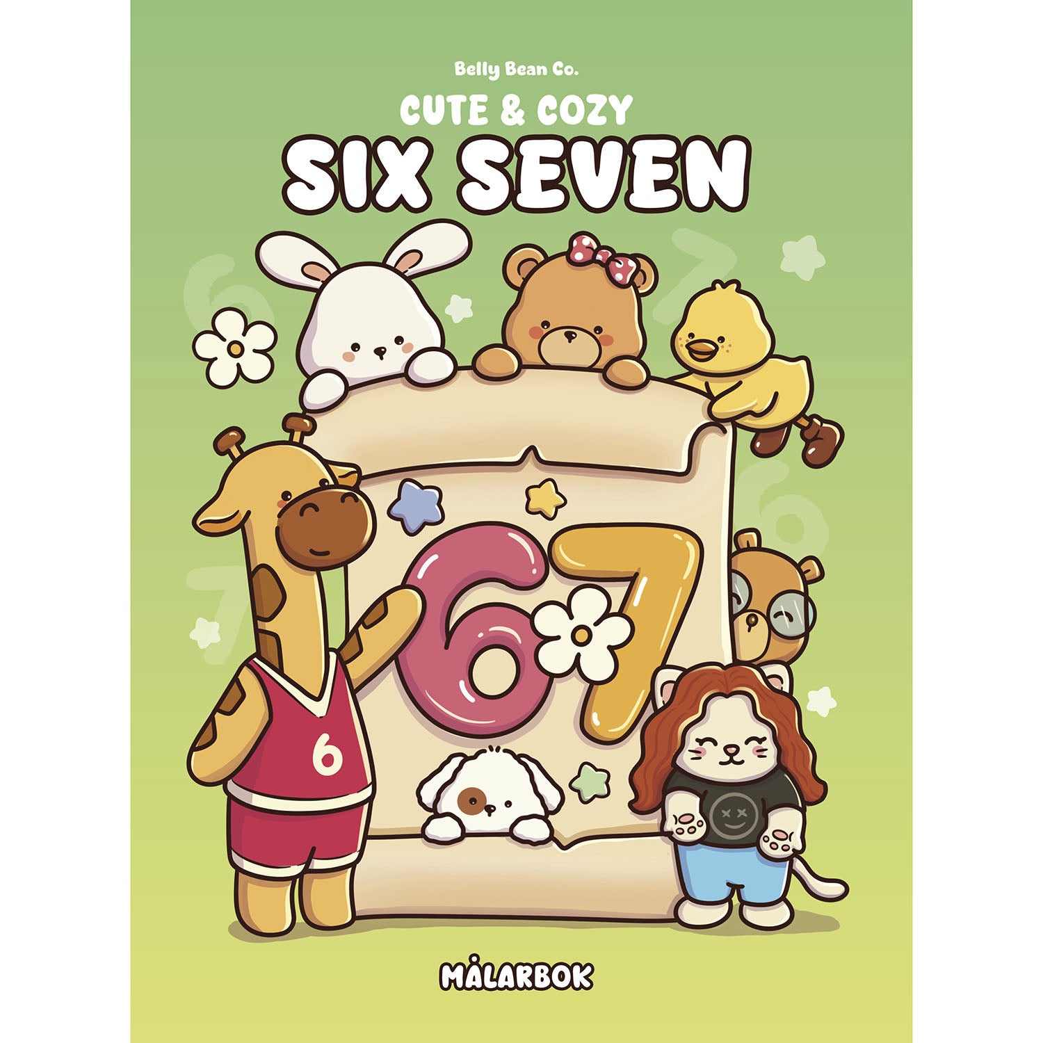 BOKFÖRLAGET SEMIC Målarbok : Cozy Six Seven