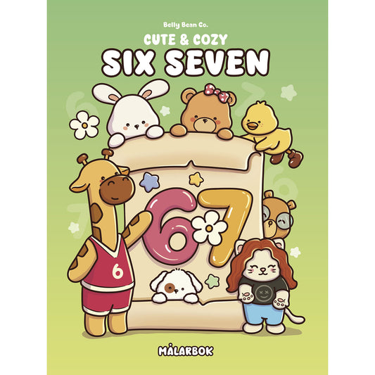 BOKFÖRLAGET SEMIC Målarbok : Cozy Six Seven