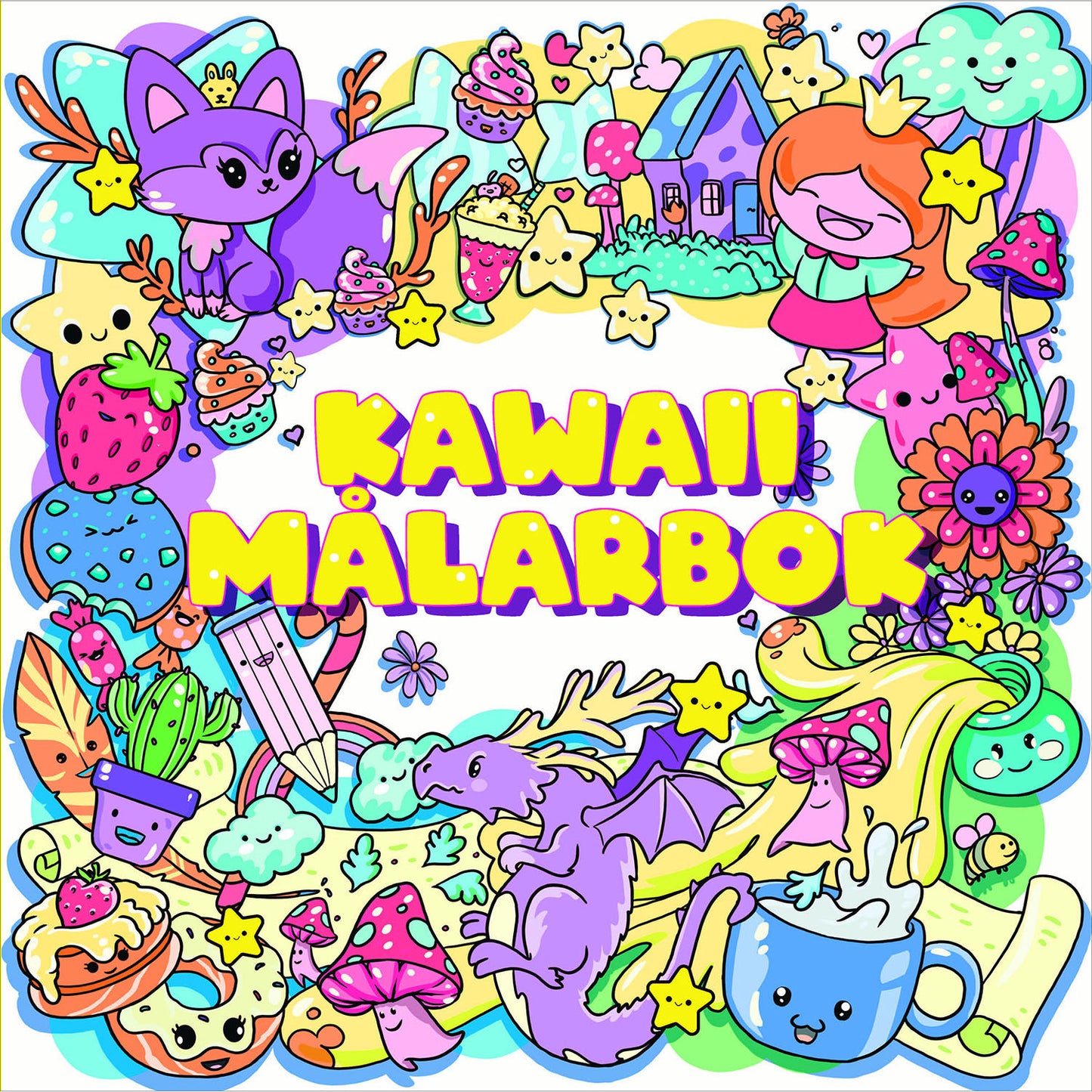 TUKAN FÖRLAG Kawaii målarbok