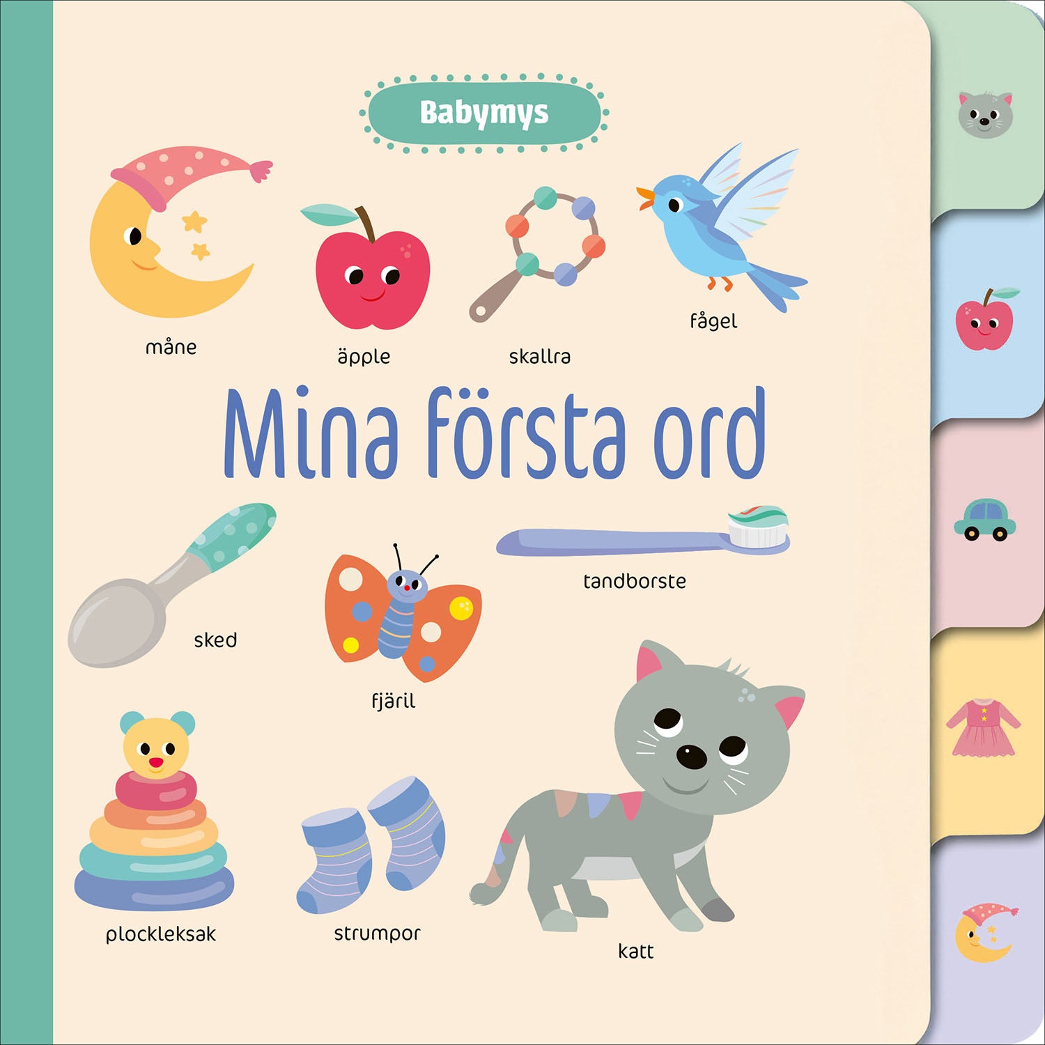 TUKAN FÖRLAG Babymys: mina första ord