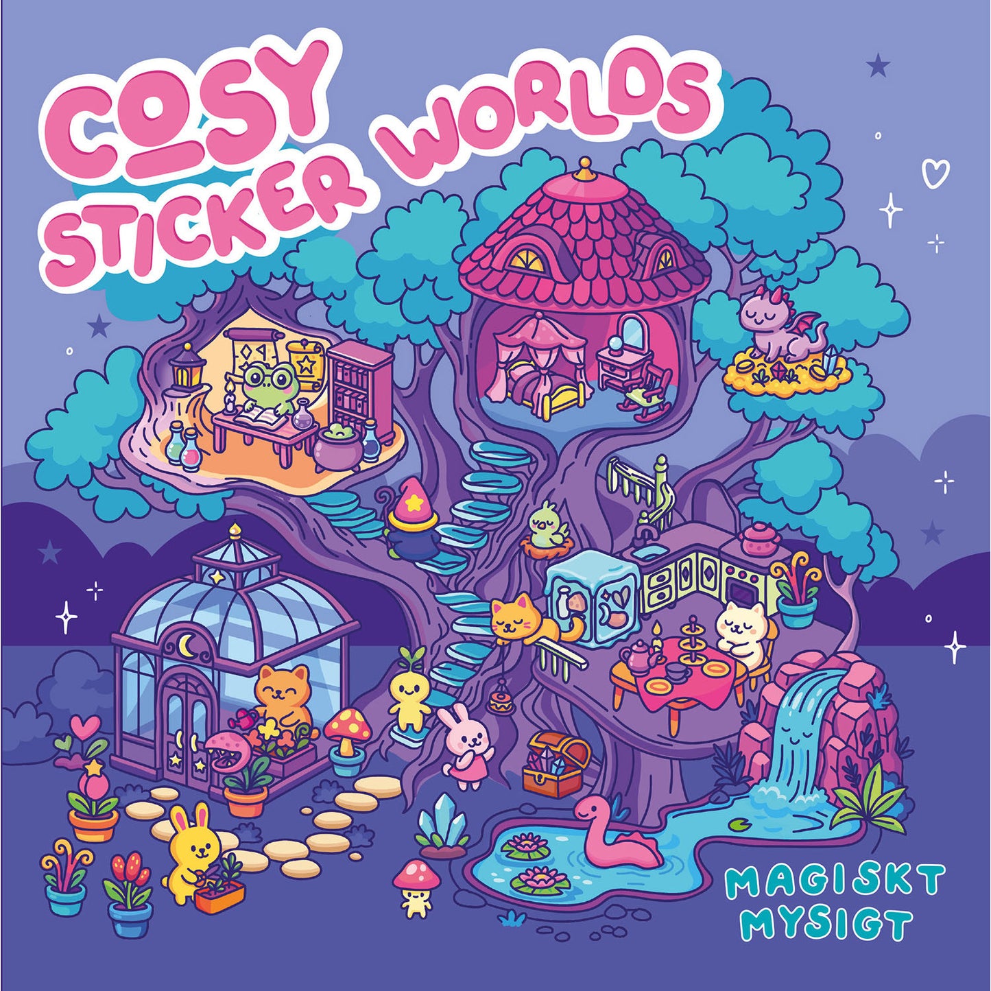 tukan-forlag-cosy-sticker-worlds magiskt mysigt