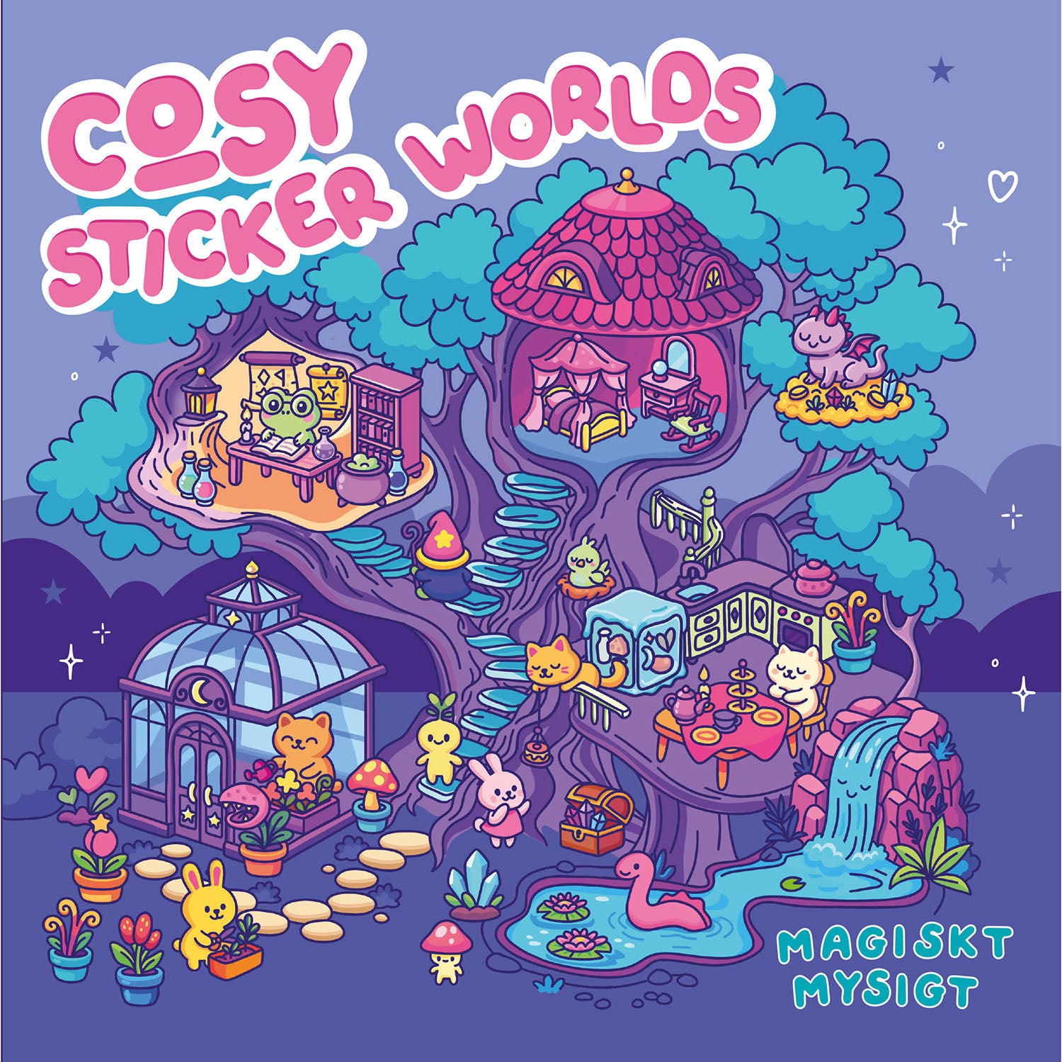 tukan-forlag-cosy-sticker-worlds magiskt mysigt