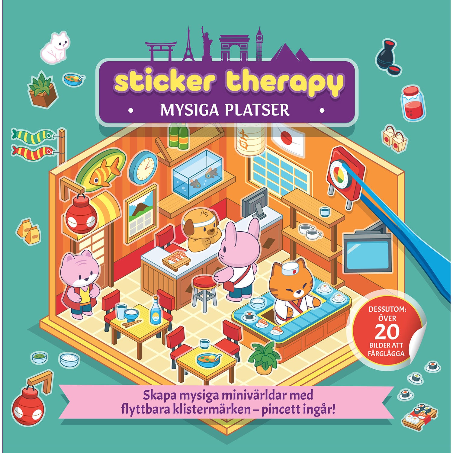 TUKAN FÖRLAG Sticker therapy mysiga platser