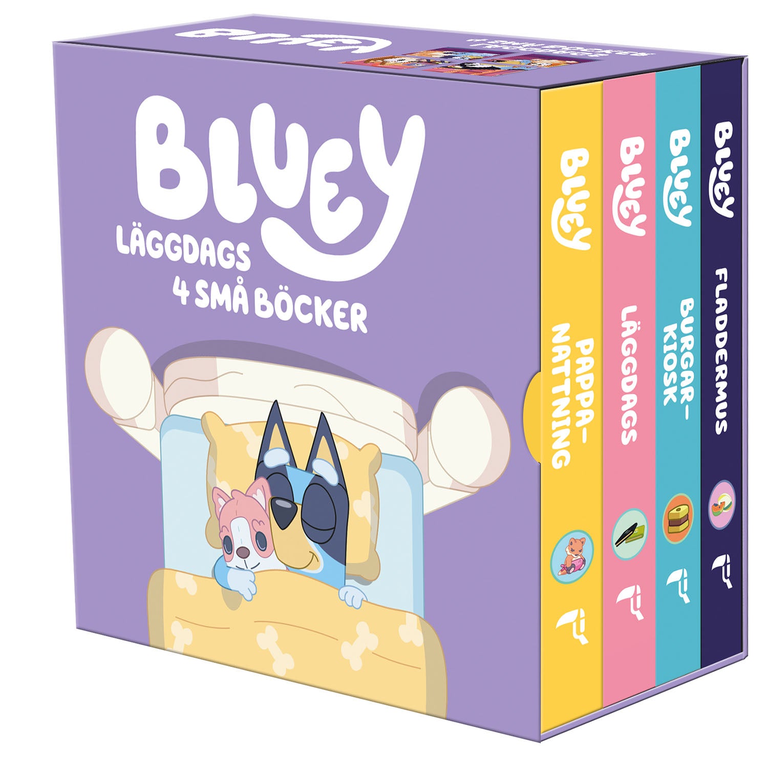 BLUEY Läggdags 4 små böcker