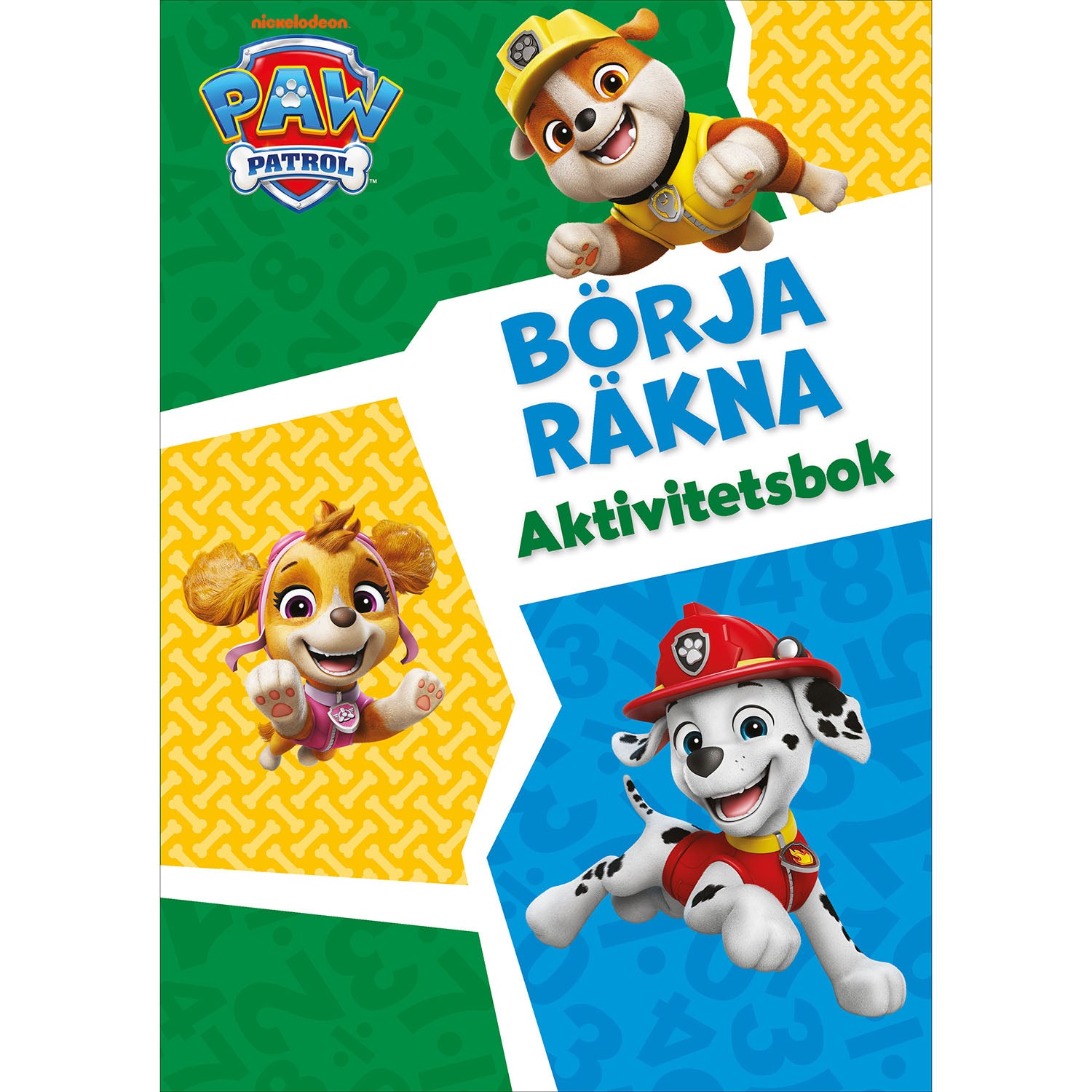 PAW PATROL Börja räkna: Aktivitetsbok
