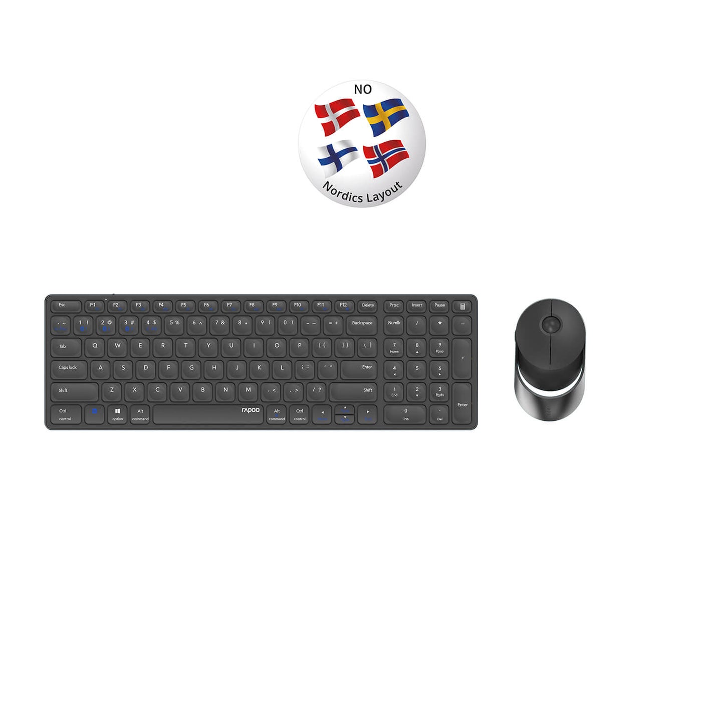 RAPOO Keyboard/Mice Set 9750M