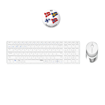 rapoo-rapoo-keyboard-mice-set-9750m Wireless Multi-Mode White