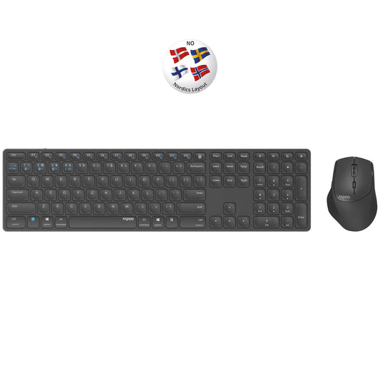 RAPOO Keyboard/Mice Set 9800M