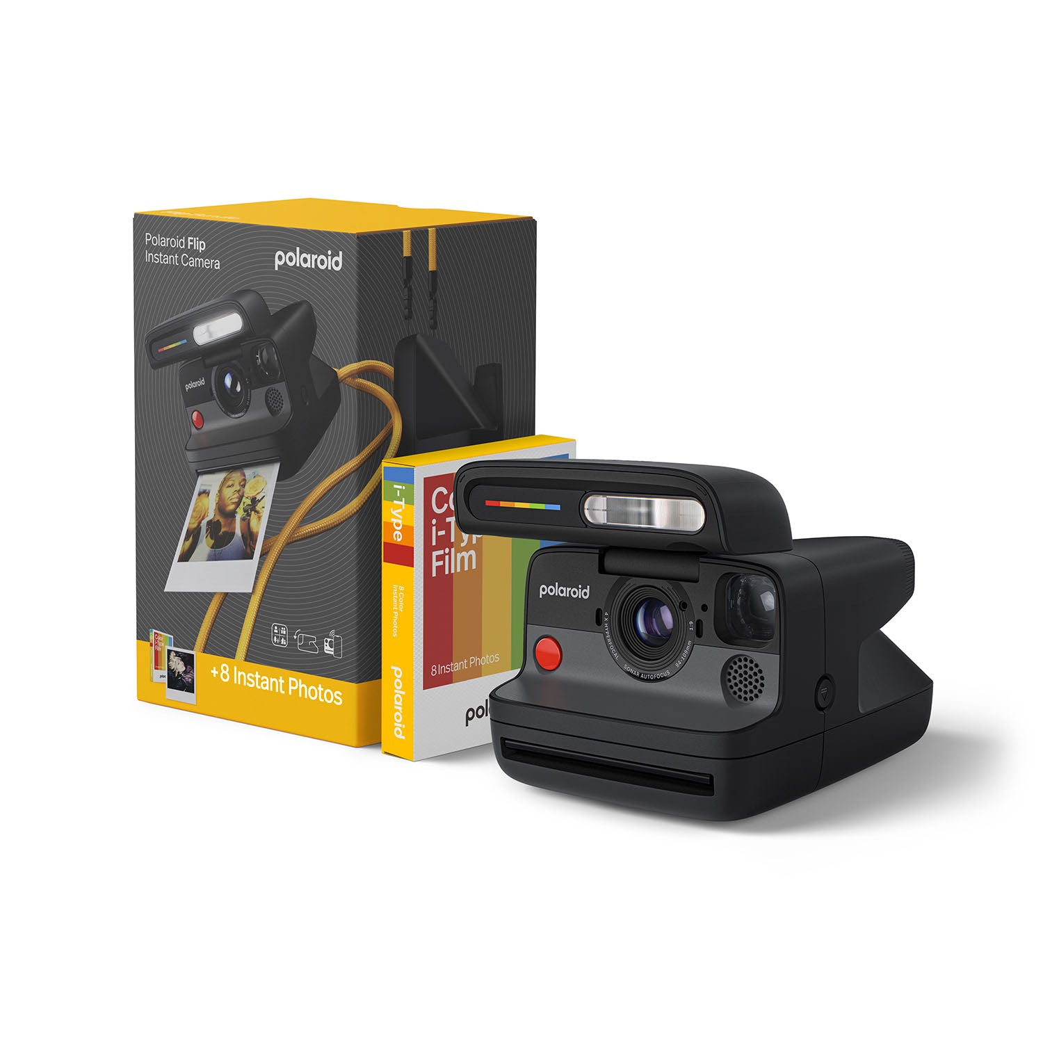 polaroid-polaroid-camera-flip-black Color Film Bundle (8 photos)