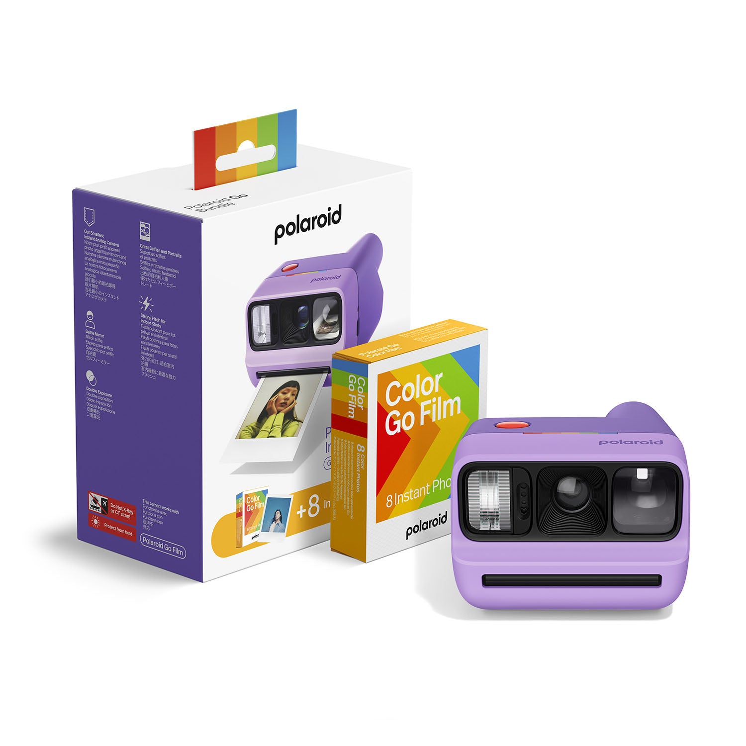 polaroid-polaroid-camera-go-gen-3 Purple Color Film Bundle