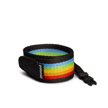 polaroid-polaroid-camera-strap-flat Rainbow Black